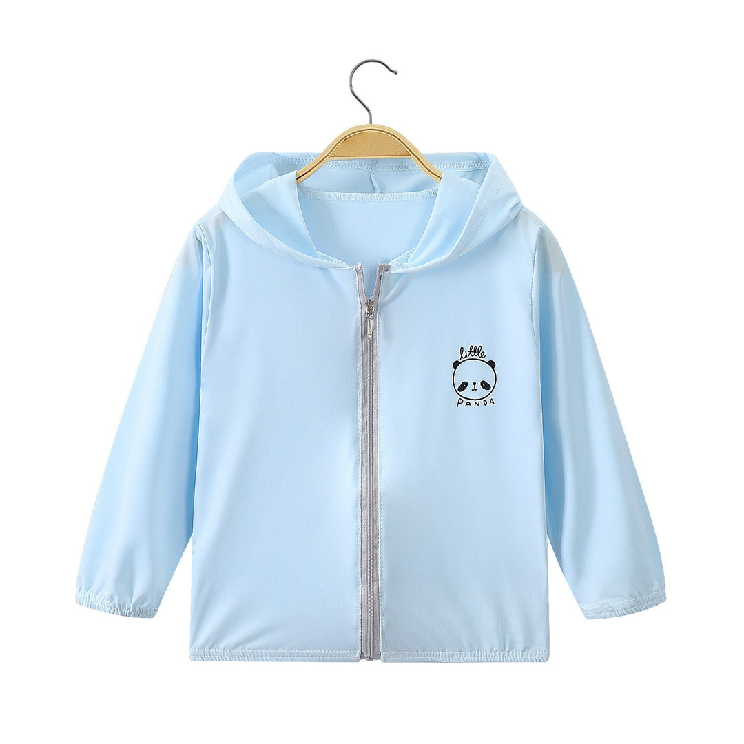 Unisex nan lightweight hooded jacket with full zip and cute panda print Mune Fashion