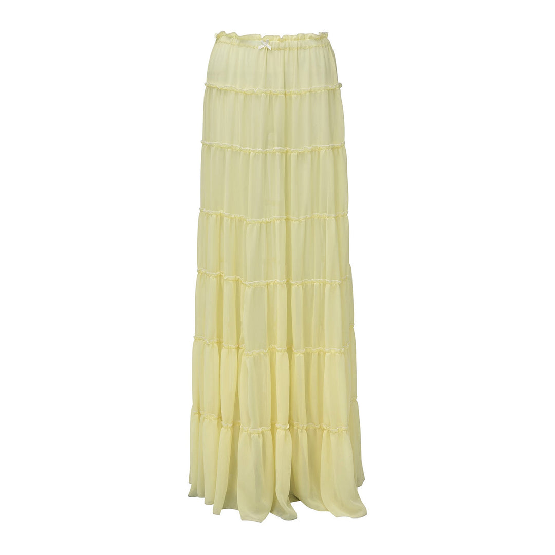 Women's airy beach dress with ruffles Mune Fashion