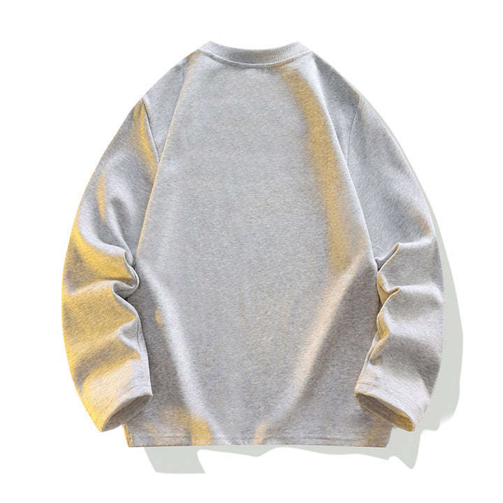 Unisex Oversize Raglan Sweatshirt made of soft cotton blend with ribbed round neckline Mune Fashion