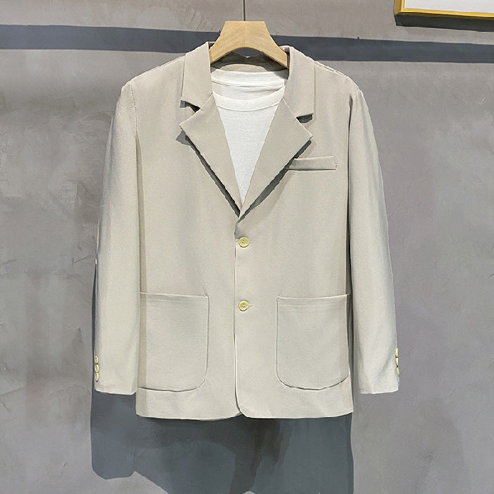 Men's Modern Oversized Blazer in Minimalist Look with Patch Pockets Mune Fashion