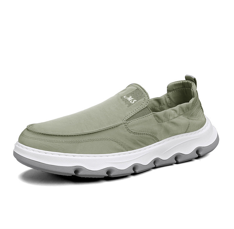 Men's elegant slip-on sneaker with elastic entry and shock-absorbing wave sole Mune Fashion