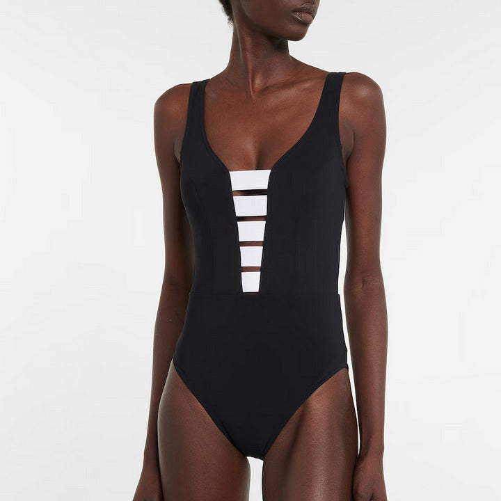 Women's swimsuit with fashionable off-shoulder design and elegant ruffled maxi tube Mune Fashion
