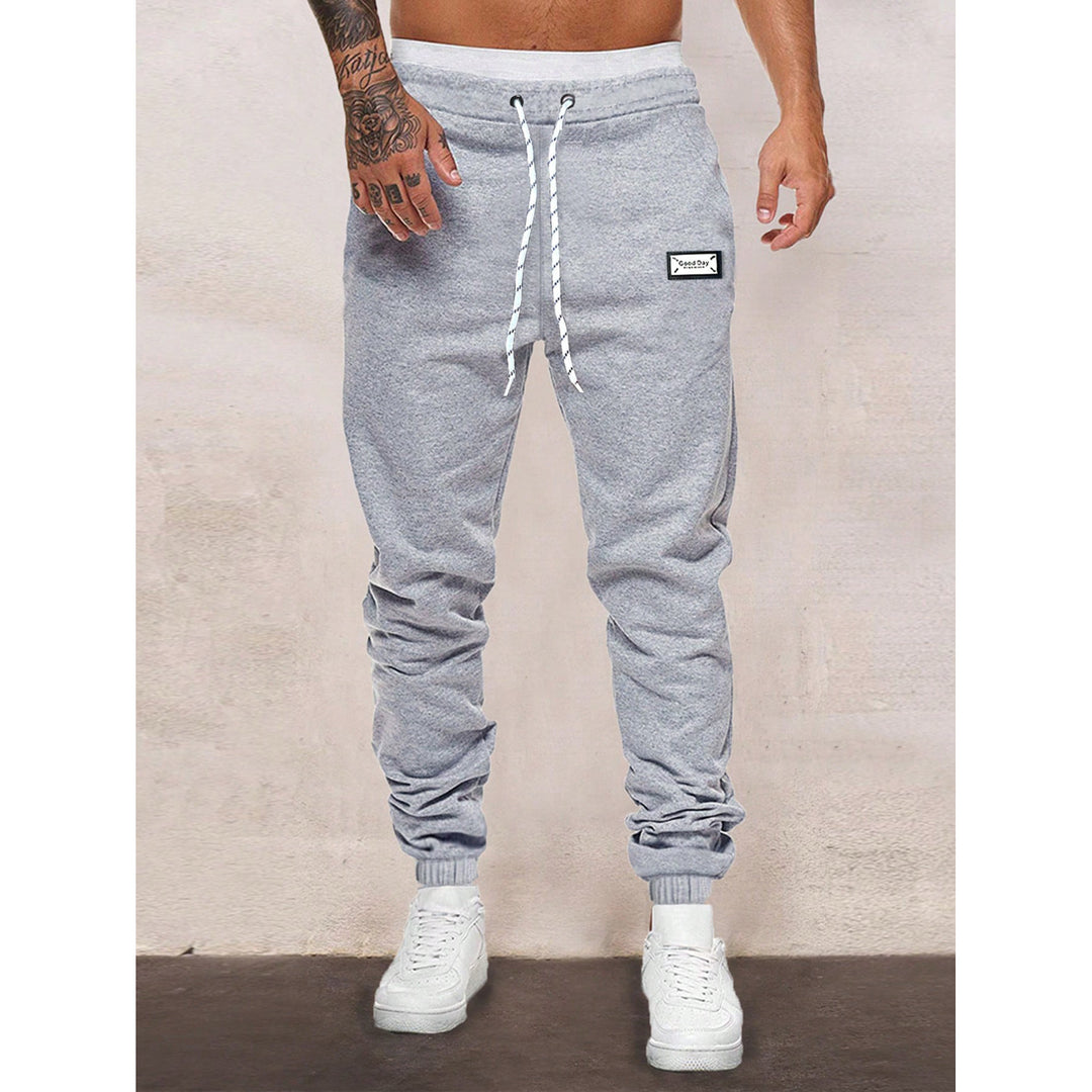 Men's Sporty Jogging Pants with Cuffs Mune Fashion