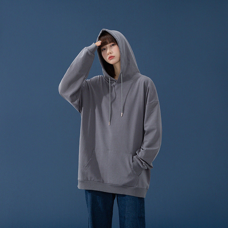 Women's Oversized Hoodie with Kangaroo Pocket, Dropped Shoulders and Adjustable Drawstring Mune Fashion