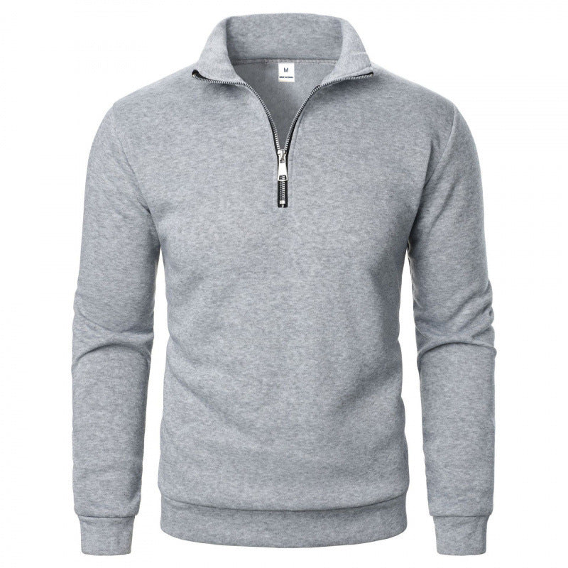 Men's Sporty Sweatshirt with Stand-Up Collar Mune Fashion