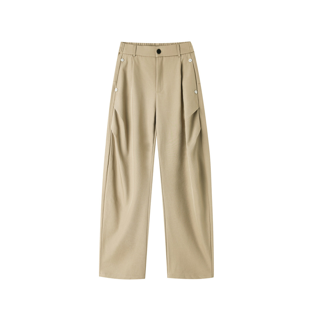 Women's Elegant Wide-Cut Suit Pants Mune Fashion