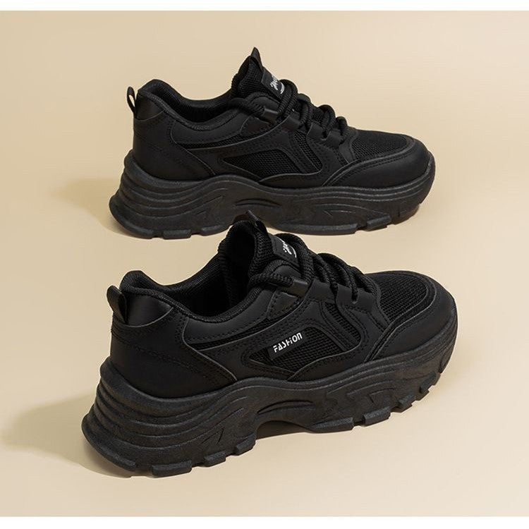 Women's Chunky Sneakers with cushioning sole and breathable upper material structure Mune Fashion