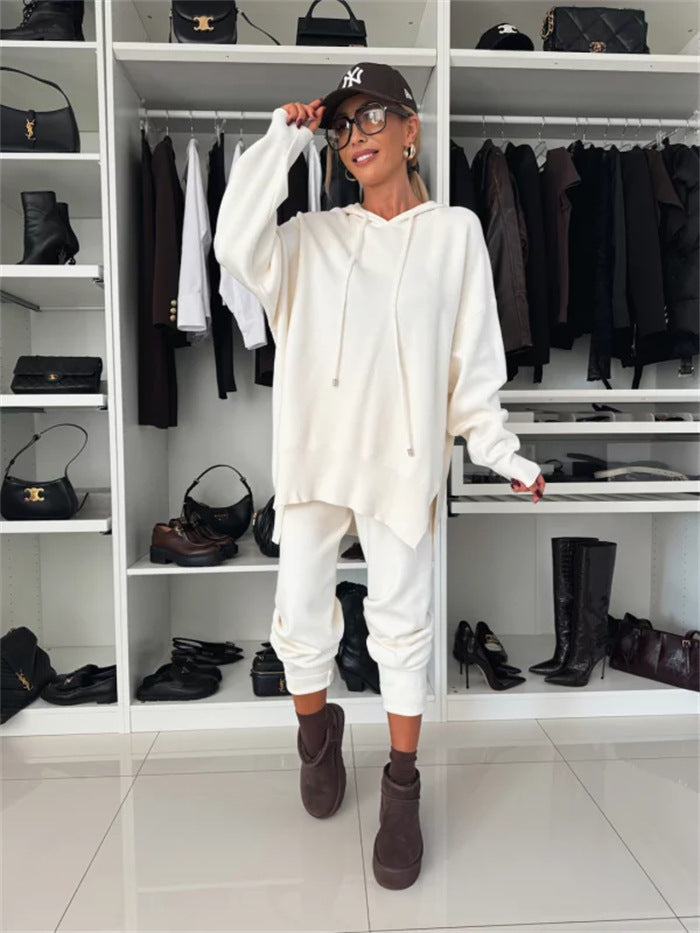 Women's oversized hoodie and tapered jogger lounge set Mune Fashion