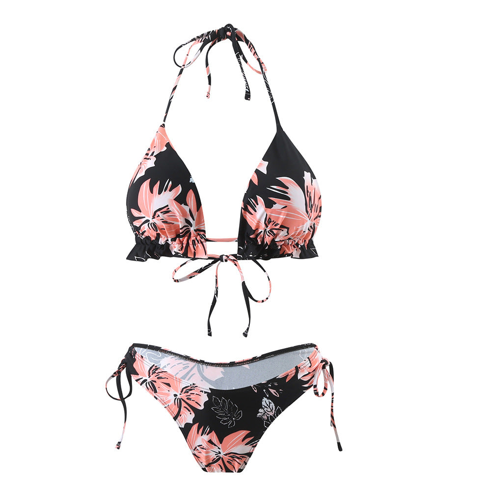 Women's Leisure Badge Bikini Set Mune Fashion