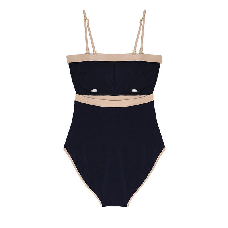 Women's one-piece swimsuit with trendy cut-out and glamorous strap system Mune Fashion