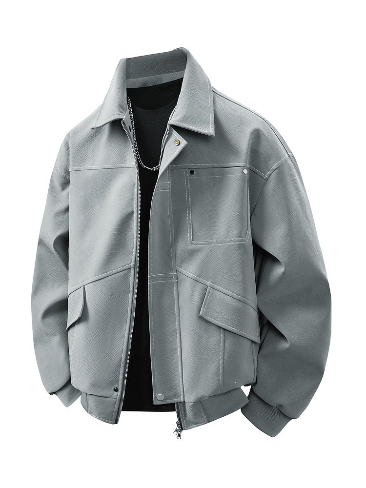 Men's Fashion Leisure Jacket with Practical Pockets Mune Fashion
