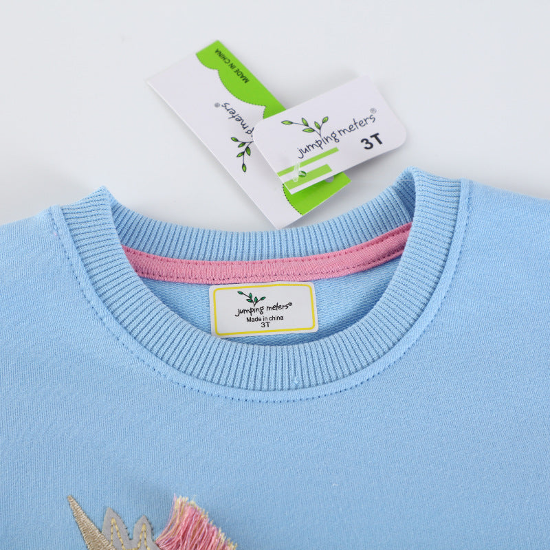 Girls sweatshirt with charming unicorn design Mune Fashion