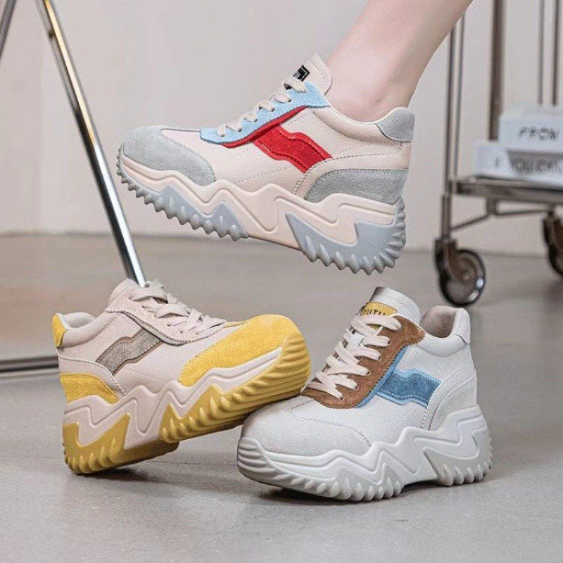 Women's Chunky Sneakers with trendy design and comfortable cushioning Mune Fashion