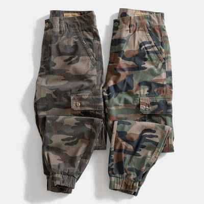 Men's Camouflage Cargo Pants with Practical Pockets Mune Fashion