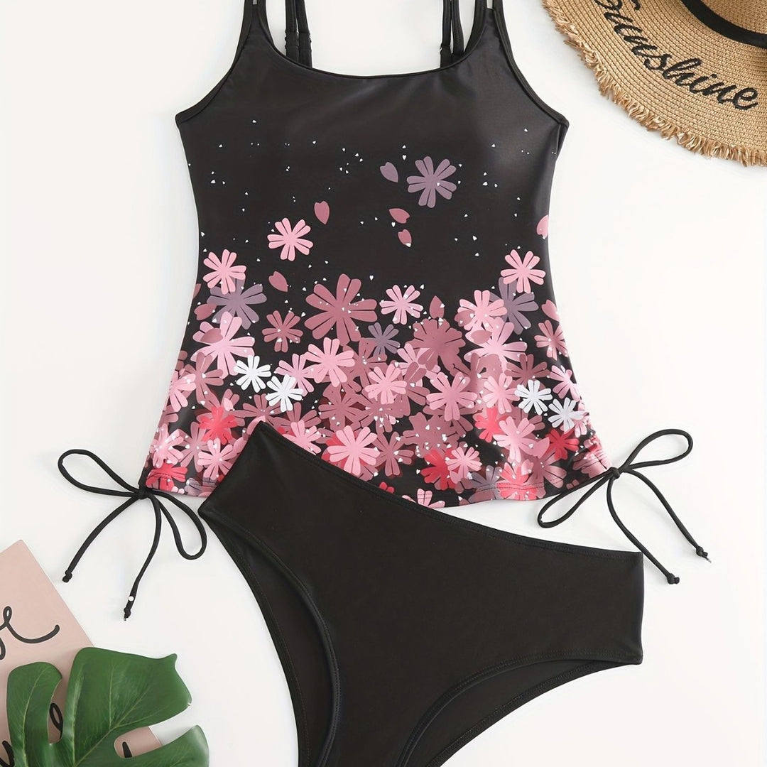 Women’s Sports Tankini with Adjustable Straps Mune Fashion