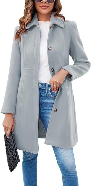 Women's Elegant Wool Coat