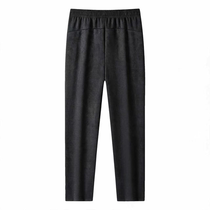 Men's Slim-Fit Jogging Pants with Elastic Waistband, Drawstring and Zipper Pockets Mune Fashion