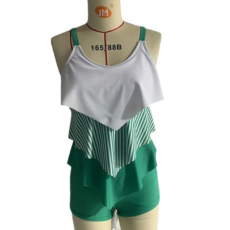 Ladies' Swimsuit Set with Playful Ruffle Details Mune Fashion
