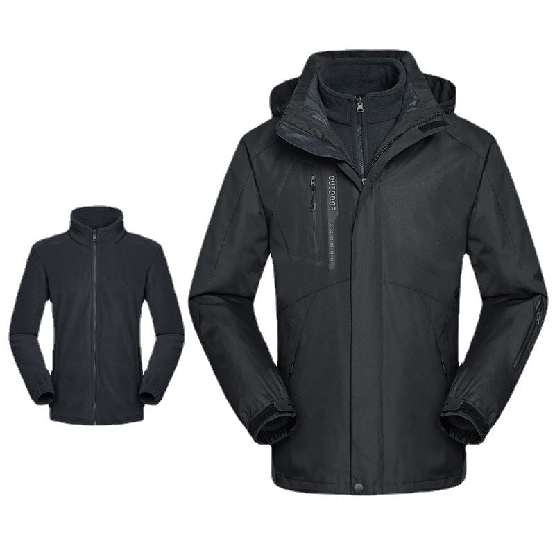 Men's breathable and waterproof softshell outdoor jacket with welded seams and multifunctional pockets Mune Fashion