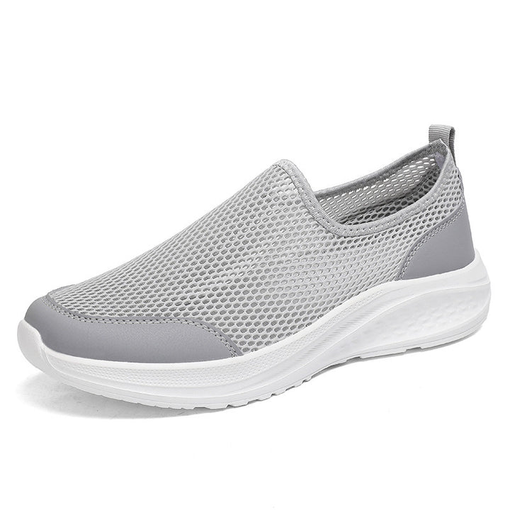 Unisex nan lighter slip-on sneaker with three-dimensional mesh structure, ergonomic cushioning and heel tab Mune Fashion