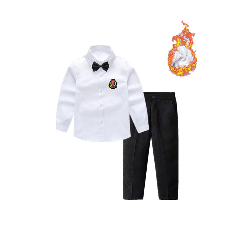 Women’s Formal Suit with Shirt, Pants, Suspenders, and Bow Tie Mune Fashion