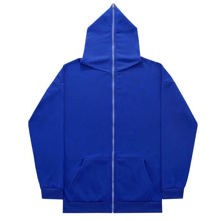 Unisex nan minimally structured hoodie zipper with pointed hood, kangaroo pocket and reinforced cuffs Mune Fashion