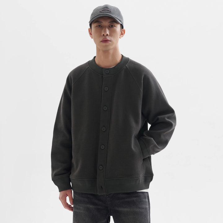 Men's Sporty Cardigan with Button Placket Mune Fashion