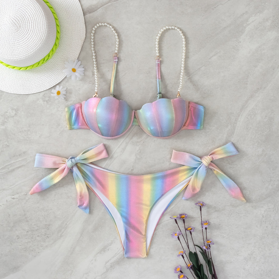 Women's Luxurious Bikini with Shell Design Mune Fashion