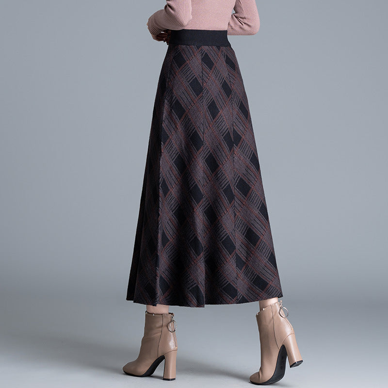 Ladies Elegant, pleated Maxi Skirt Mune Fashion