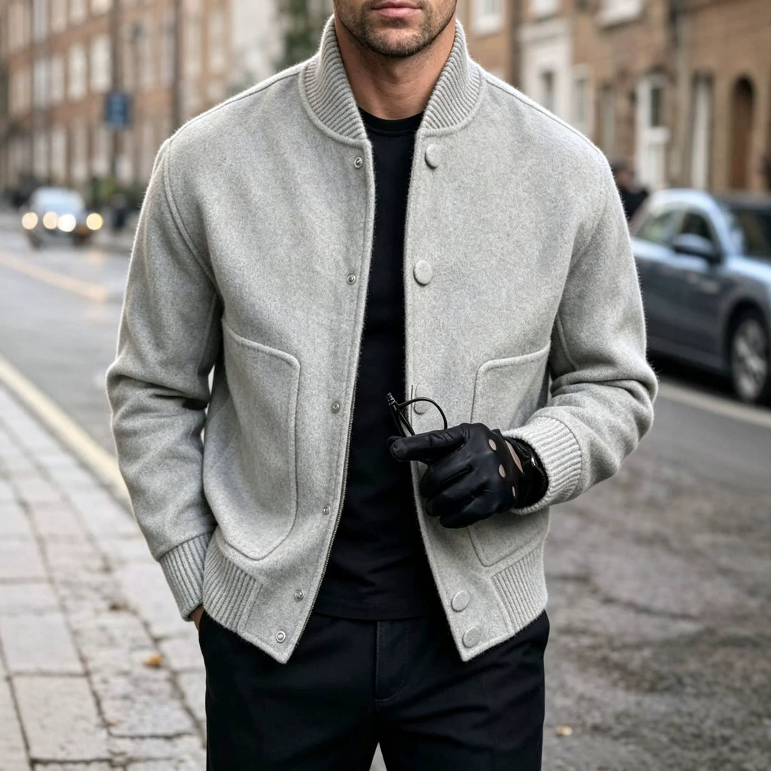 Men's Stylish Cardigan with Button Closure
