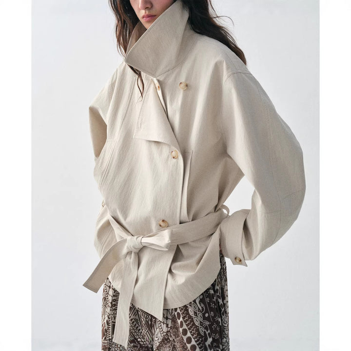 Women's fashionable and casual jacket with high collar Mune Fashion