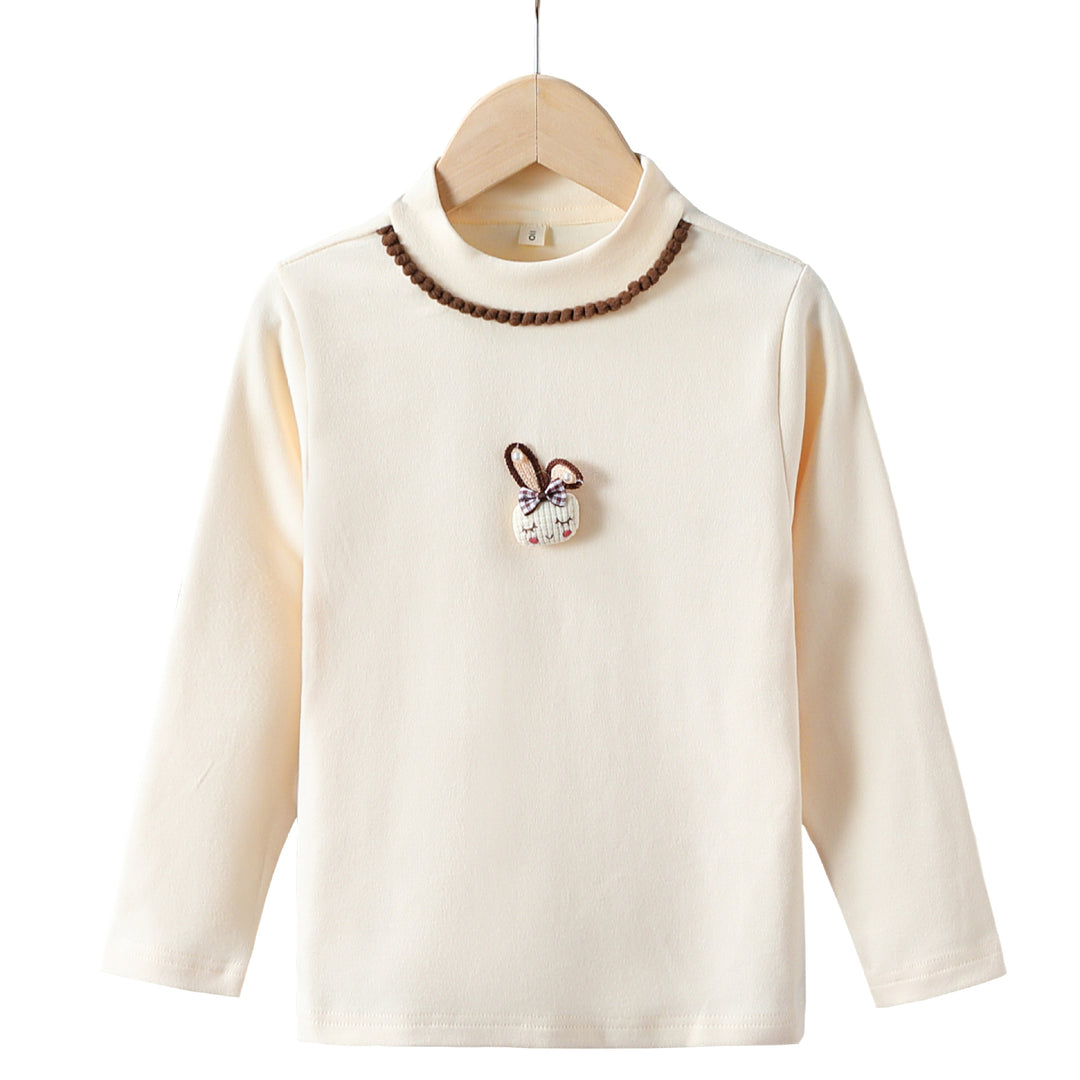Girls Long Sleeve Shirt with Pretty Details Mune Fashion