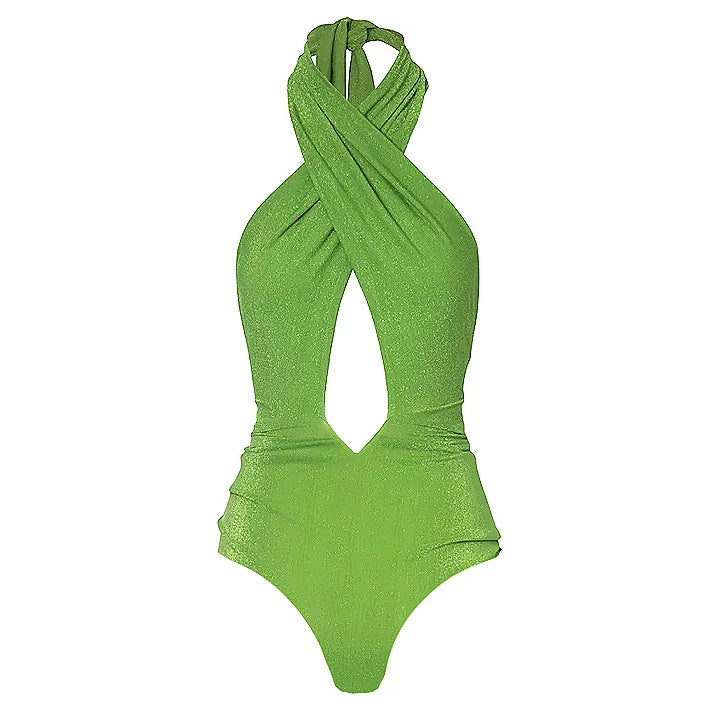 Ladies elegant Cut-Out one-piece swimsuit Mune Fashion