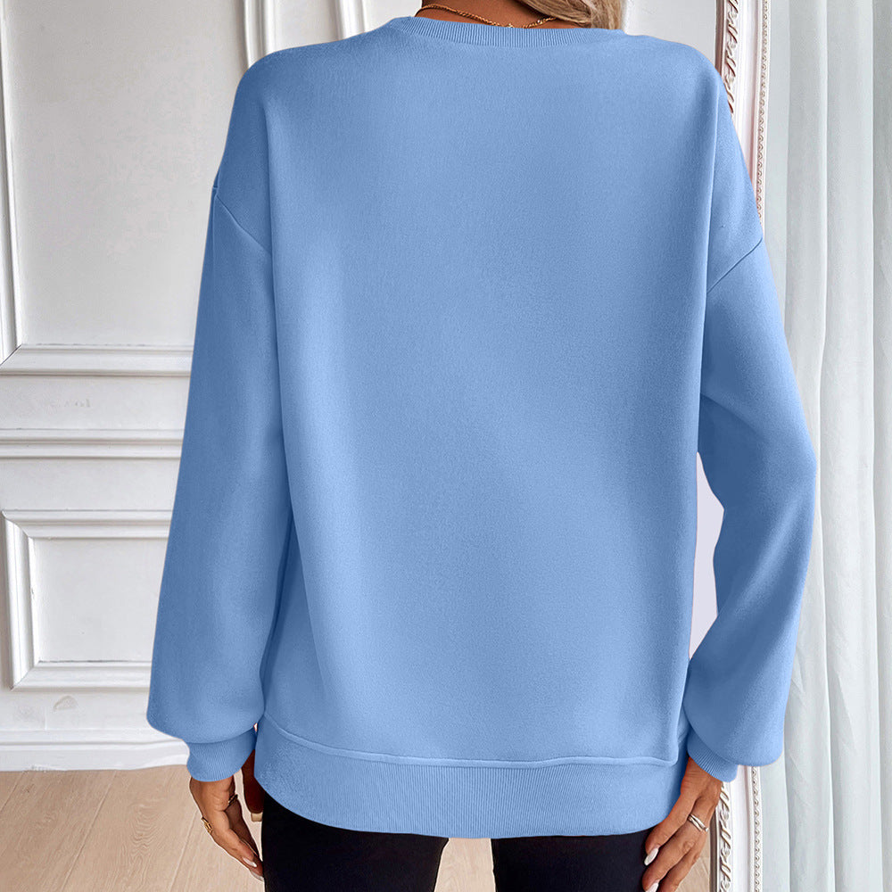 Women's Casual Sweatshirt with Soft Materials and Casual Cut Mune