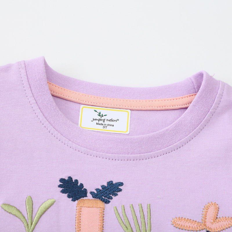 Girl dress with floral embroidery design and tulle skirt Mune Fashion