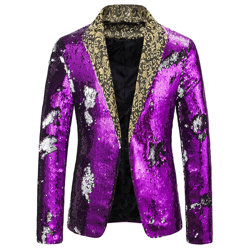 Men's Extravagant Sequin Blazer Jacket Mune