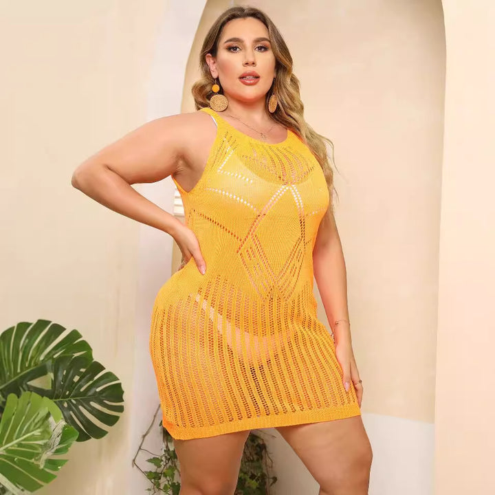 Women's airy net beach dress Mune Fashion