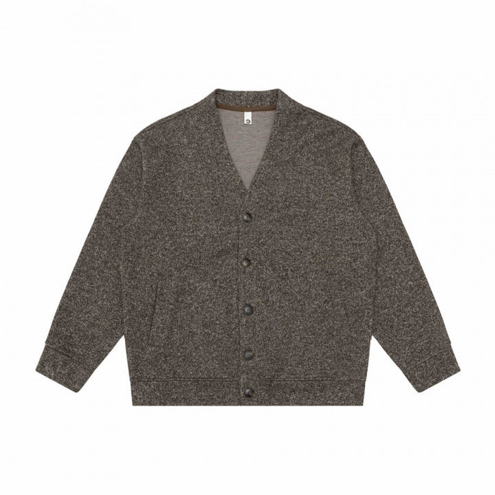 Unisex Oversize Knit Cardigan with V-neck, full button placket and patch side pockets Mune Fashion