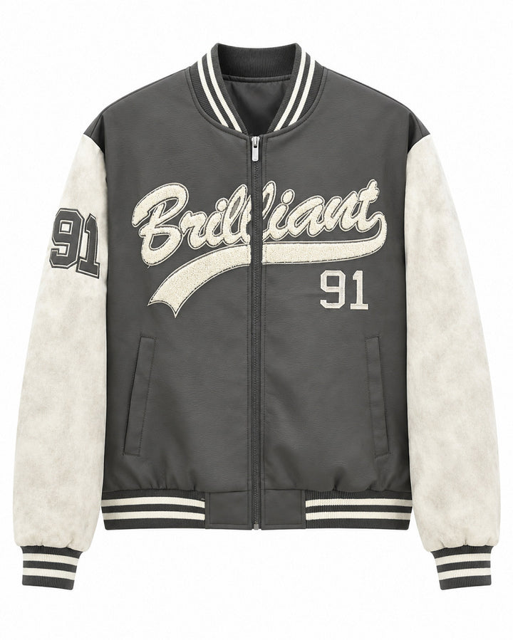 Men's Stylish Bomber Jacket with Sporty Cut Mune Fashion