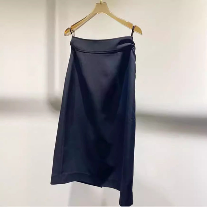 Women Elegant Pencil Skirt with Slit Mune Fashion
