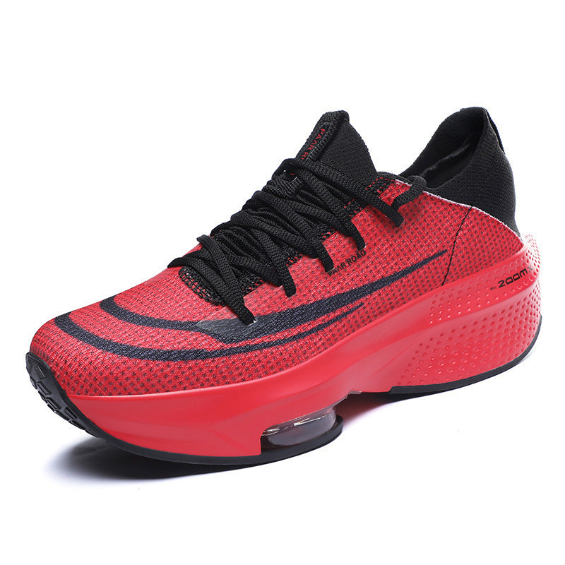 Men's Performance Running Shoe with Knitted Upper Material and Visible Air Chamber Mune Fashion