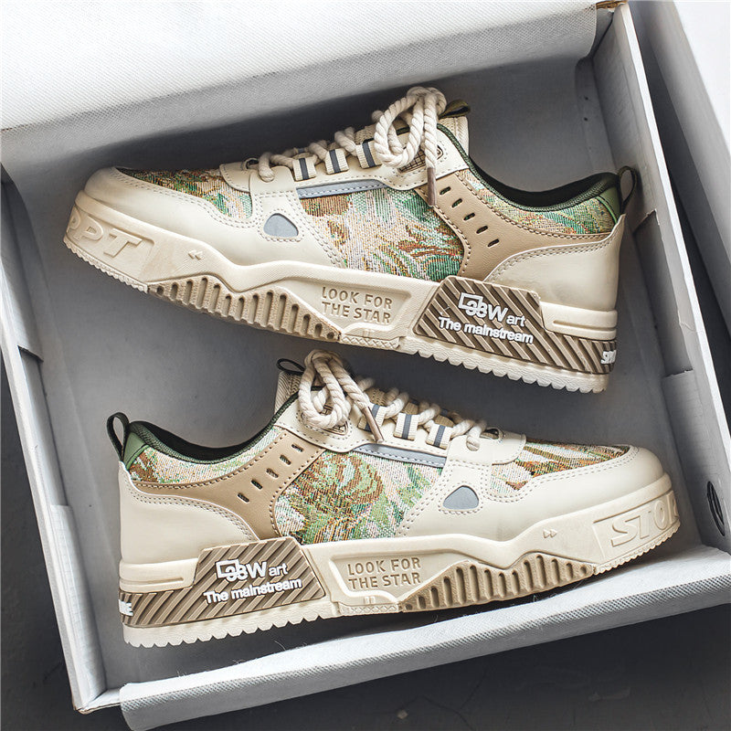 Women’s sporty sneakers with innovative camouflage pattern Mune Fashion