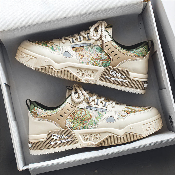 Women’s sporty sneakers with innovative camouflage pattern Mune Fashion