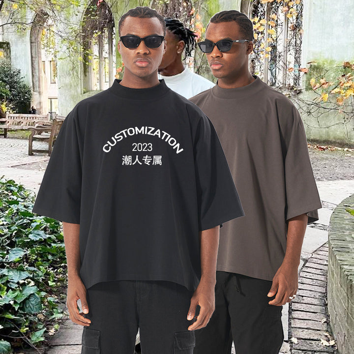 Unisex Oversize Boxy T-Shirt made of heavy cotton with a loose fit and extended sleeves Mune Fashion
