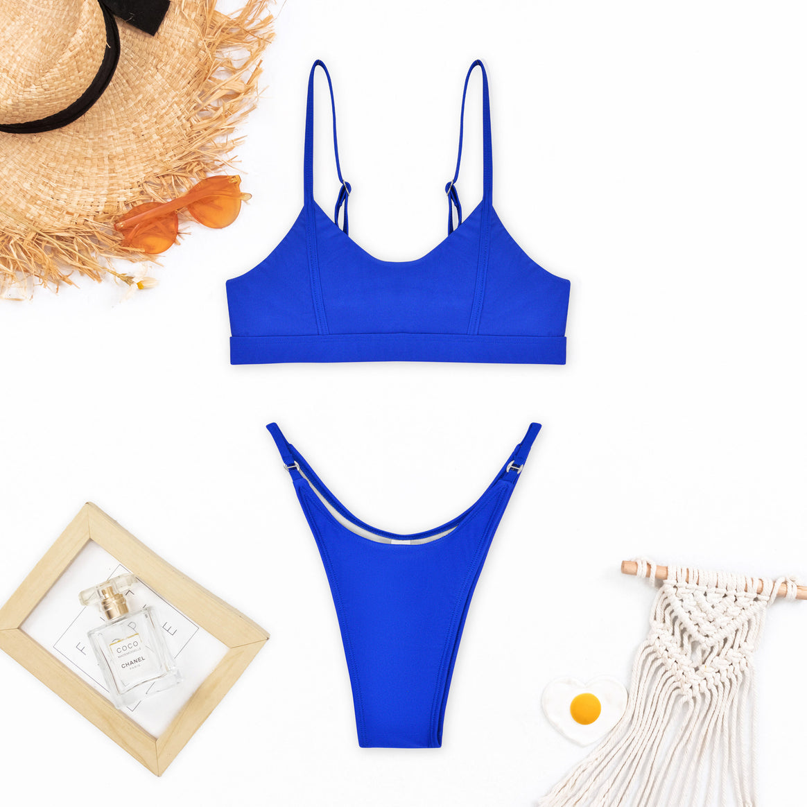 Ladies Sporty Bikini with Feminine Straps Mune Fashion