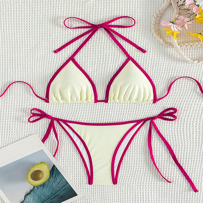 Women's triangle bikini with adjustable straps and seamless design Mune Fashion