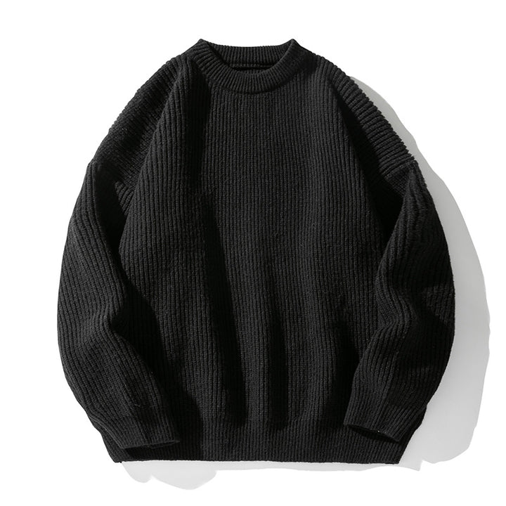 Unisex Oversize Chunky Knit Sweater with Raglan Sleeves and Ribbed Cuffs Mune Fashion