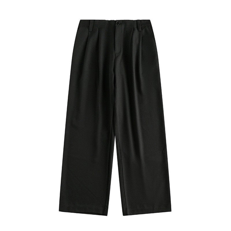 Women High-waisted wide pleated trousers with straight leg Mune Fashion