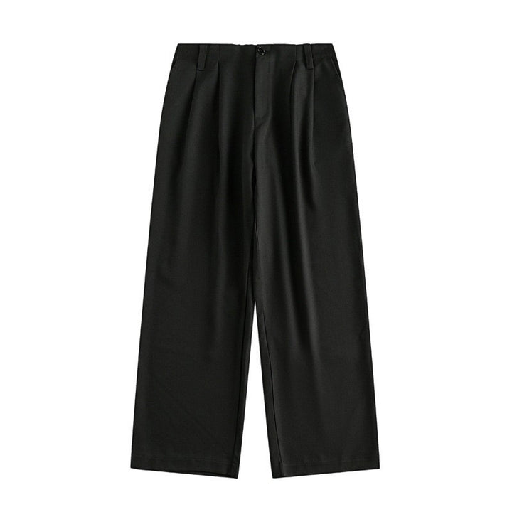 Women High-waisted wide pleated trousers with straight leg Mune Fashion