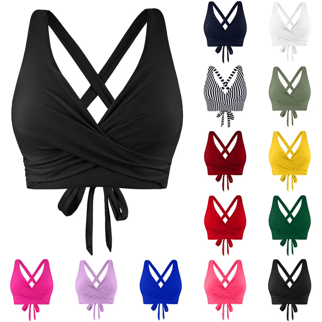 Women's comfortable wrap bikini top Mune Fashion